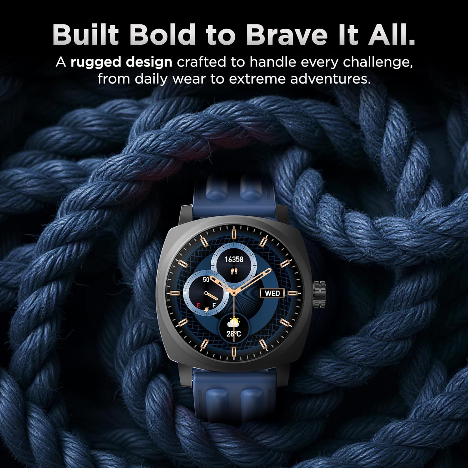 Pebble Endure 2 1.43” AMOLED Smartwatch with Always-On Display