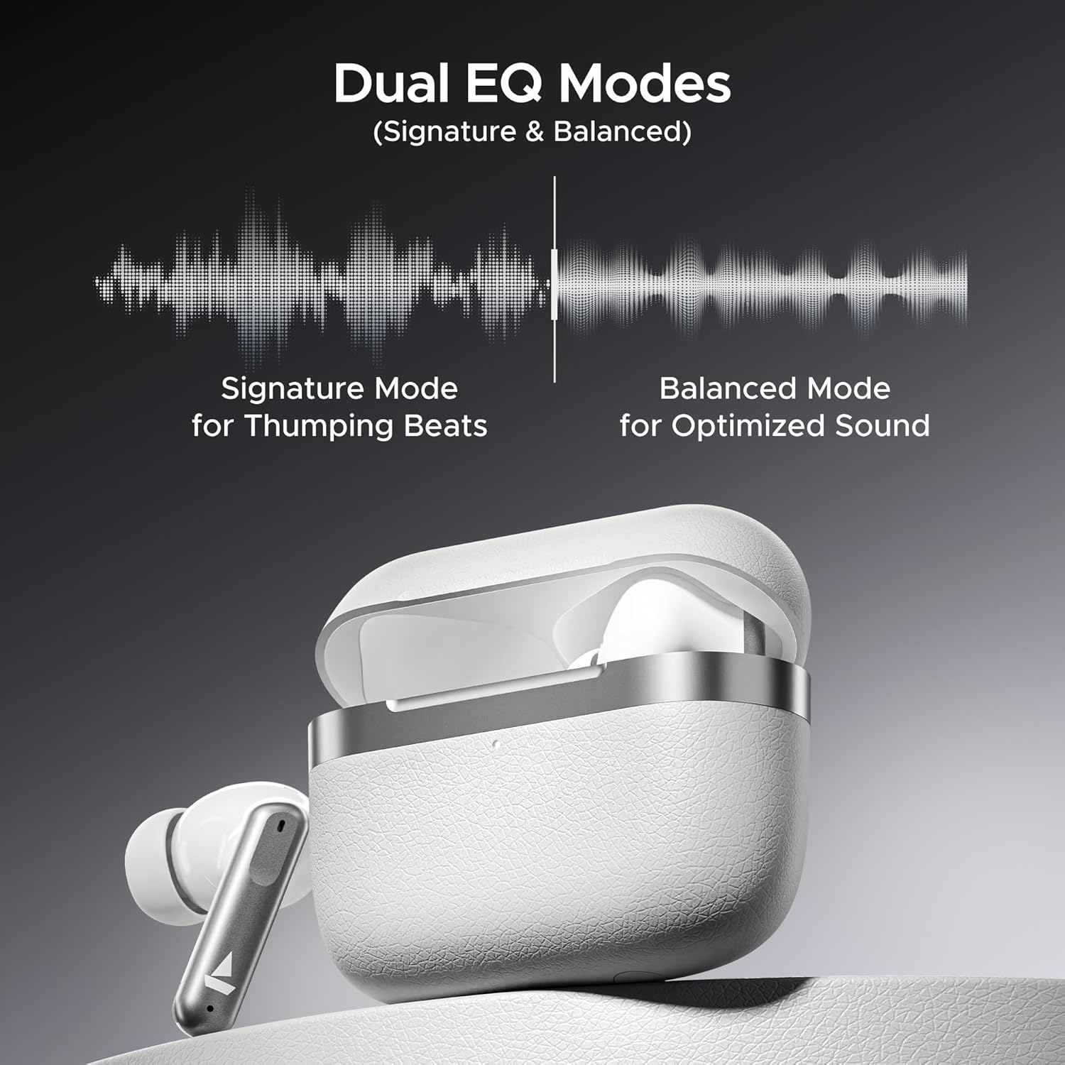 boAt Airdopes 111v2, Leather Finish |WS in Ear Earbuds Wireless Earphones with mic