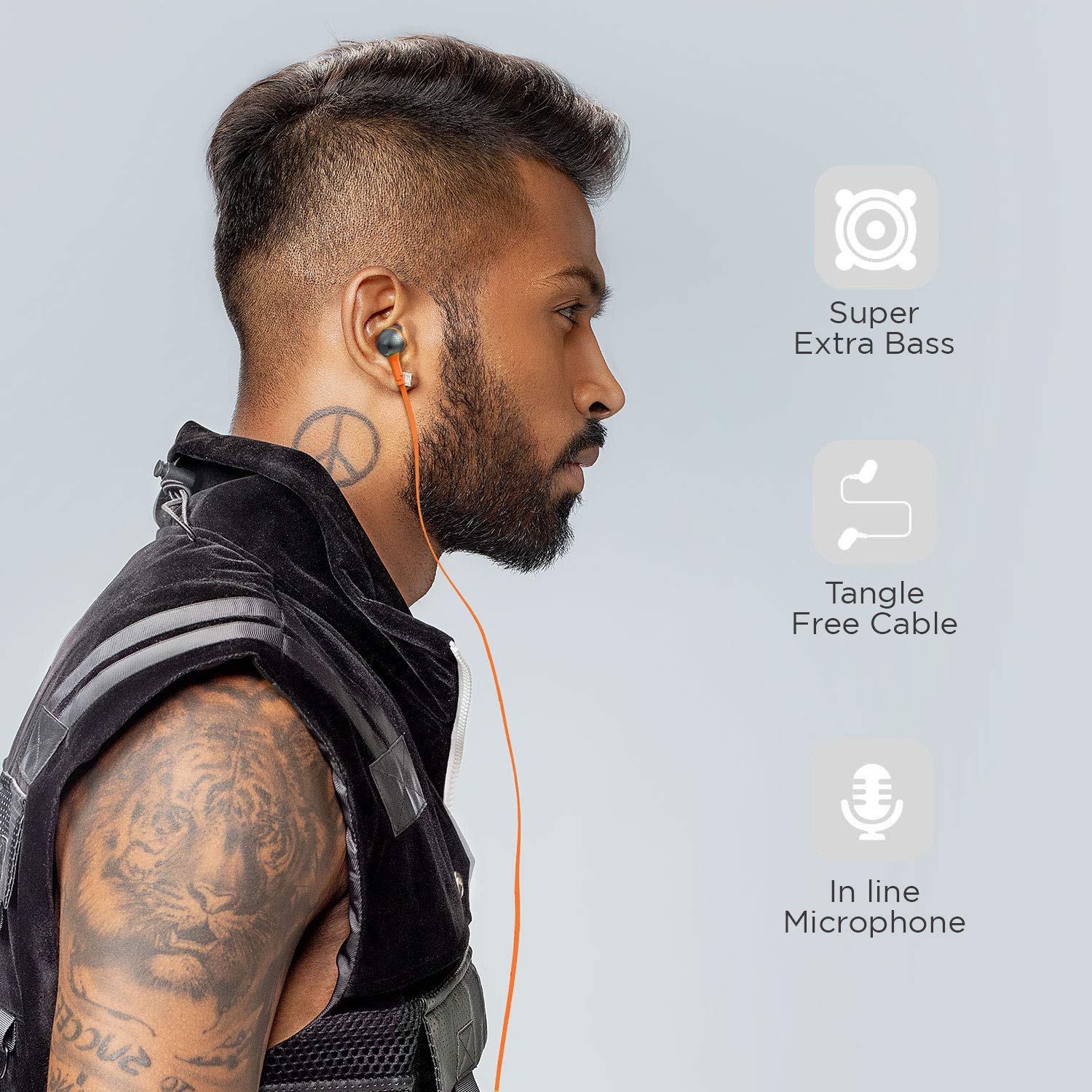 boAt Bassheads 220 Wired in Ear Earphones with Inline Mic