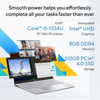 ASUS Vivobook 15, Intel Core i5-1334U, |8GB RAM | 512GB SSD |15.6" FHD