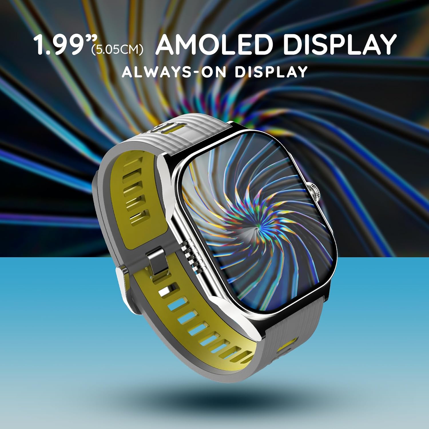 Pebble Alive 1.99" (5.05 cm) Amoled Display