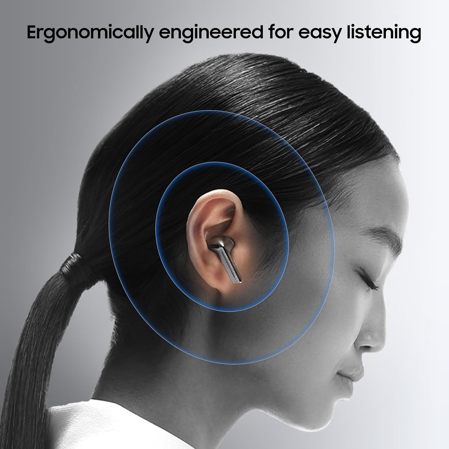 Samsung Galaxy Buds 3 (Silver) with Galaxy AI Powered Real-time Interpreter