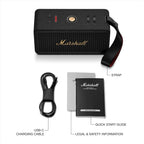 Marshall Middleton II Bluetooth Portable Bluetooth Speaker | Black and Brass