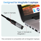 Ambrane Magnetic L-Tip USB C Adapter