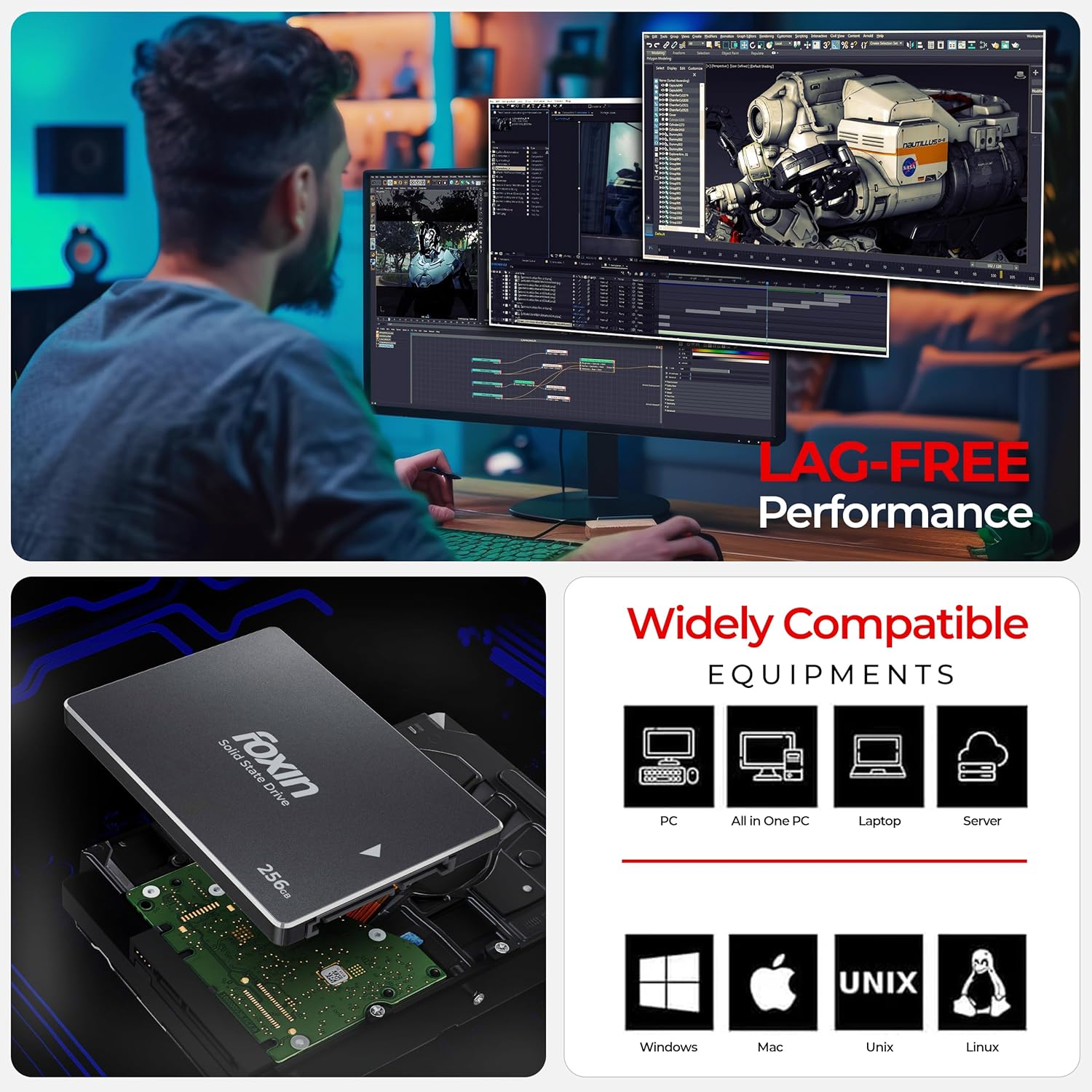 Foxin 256 GB PRO SSD