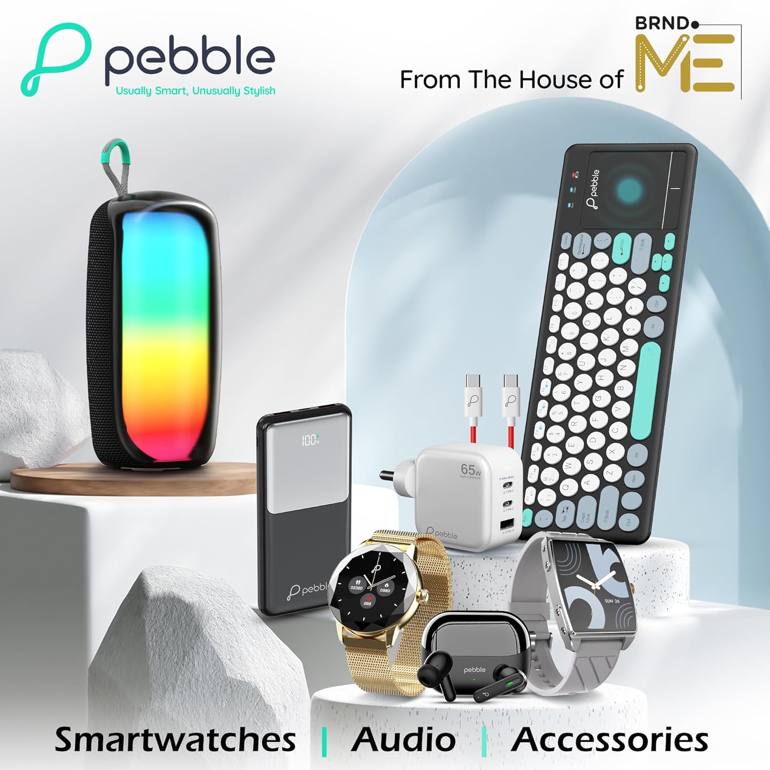 Pebble Zenith 1.53" (3.89 cm) 600 Nits HD Display