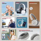 Honeywell Moxie V20 Bluetooth 5.4 Wireless On-Ear Headphones with Mic