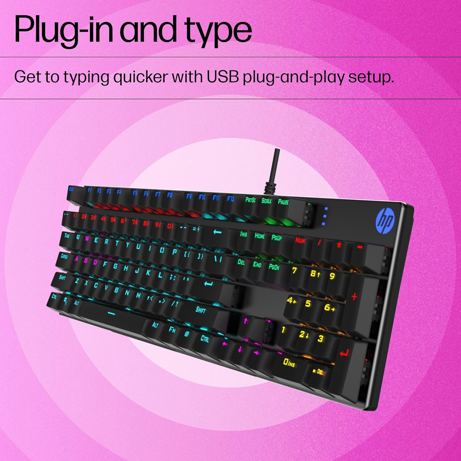 HP GK400F Mechanical Gaming Keyboard