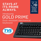 TVS ELECTRONICS Gold Prime Mechanical Wired Keyboard