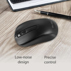 ASUS Wireless Keyboard and Mouse Set CW101, Upto 1000 Adjustable DPI,2.4 GHz Nano Receiver, Gaming-Grade, Laser-Engraved keycaps, Near-Silent Operation, Compact & Light Weight Design (Black)