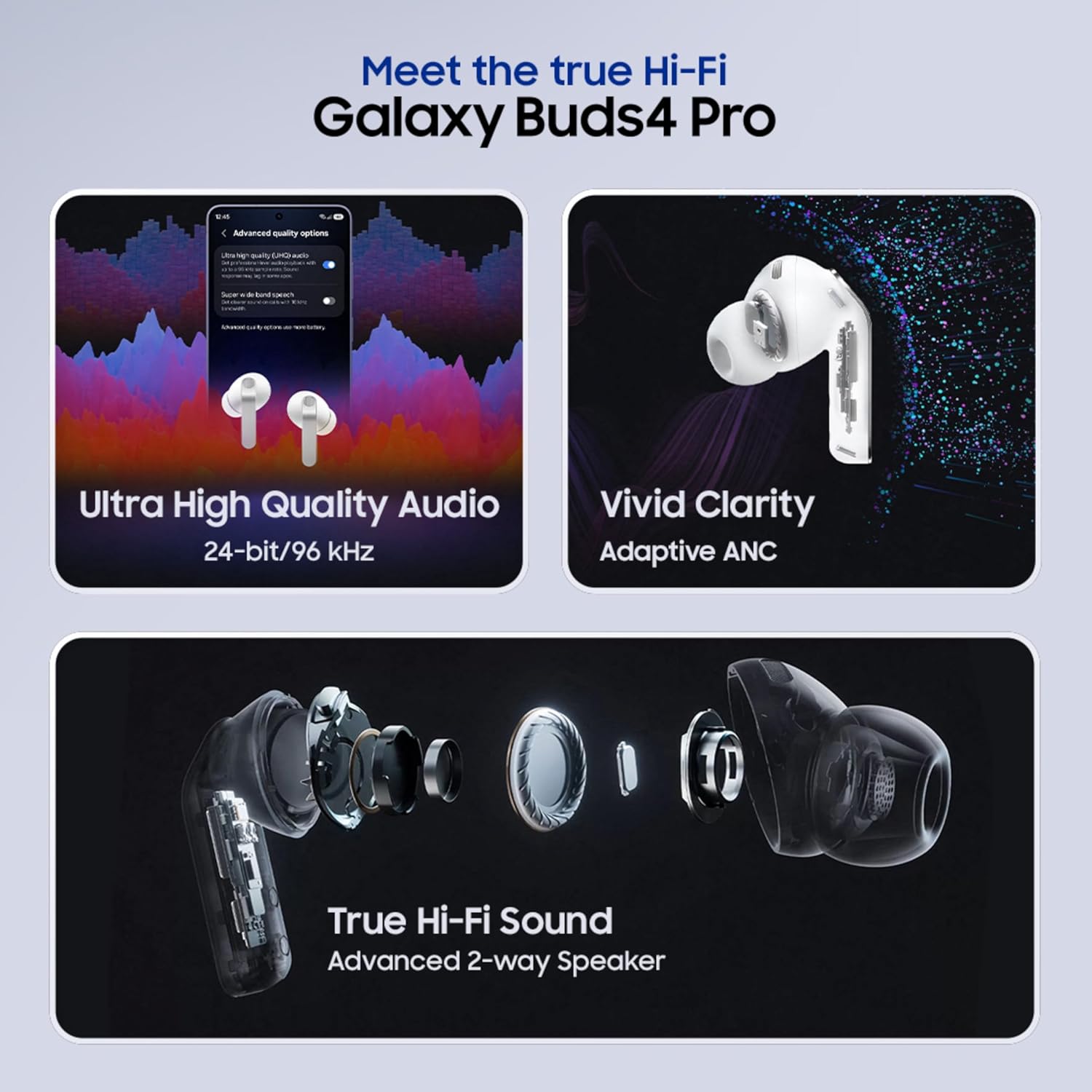Samsung Galaxy Buds4 Pro (in-Ear Wireless Earbuds)