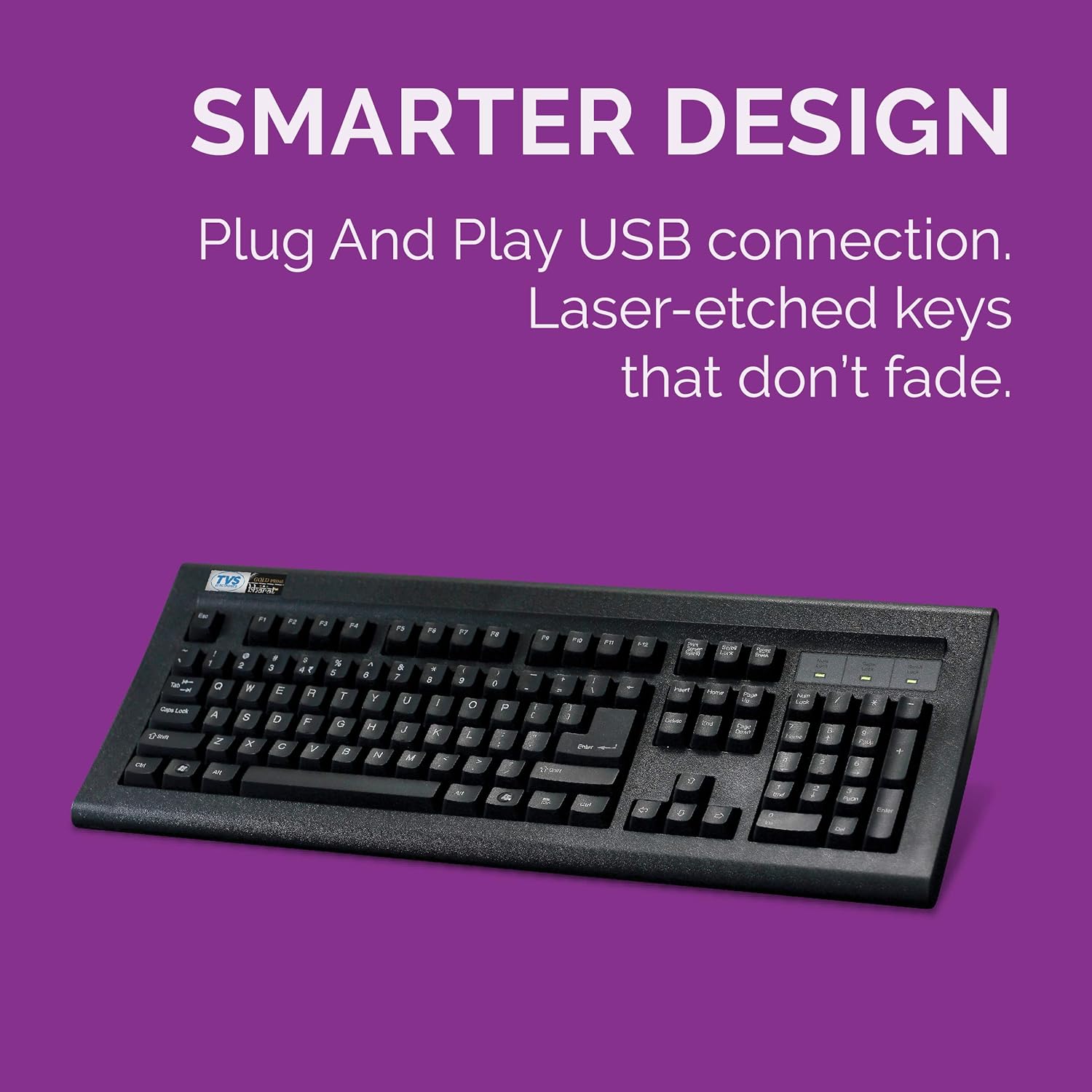 TVS ELECTRONICS Gold Prime Mechanical Wired Keyboard