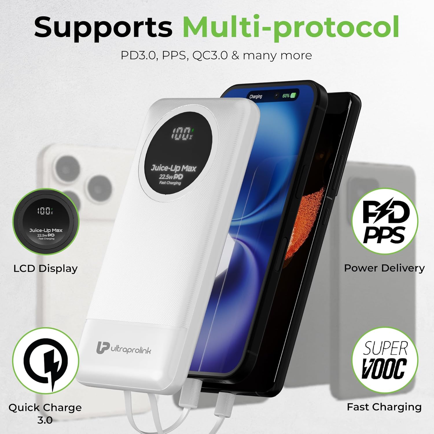 UltraProlink Power Bank 10000mah Fast Charging