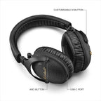 Marshall Monitor III Active Noise Canceling Over Ear Bluetooth Headphones -Black