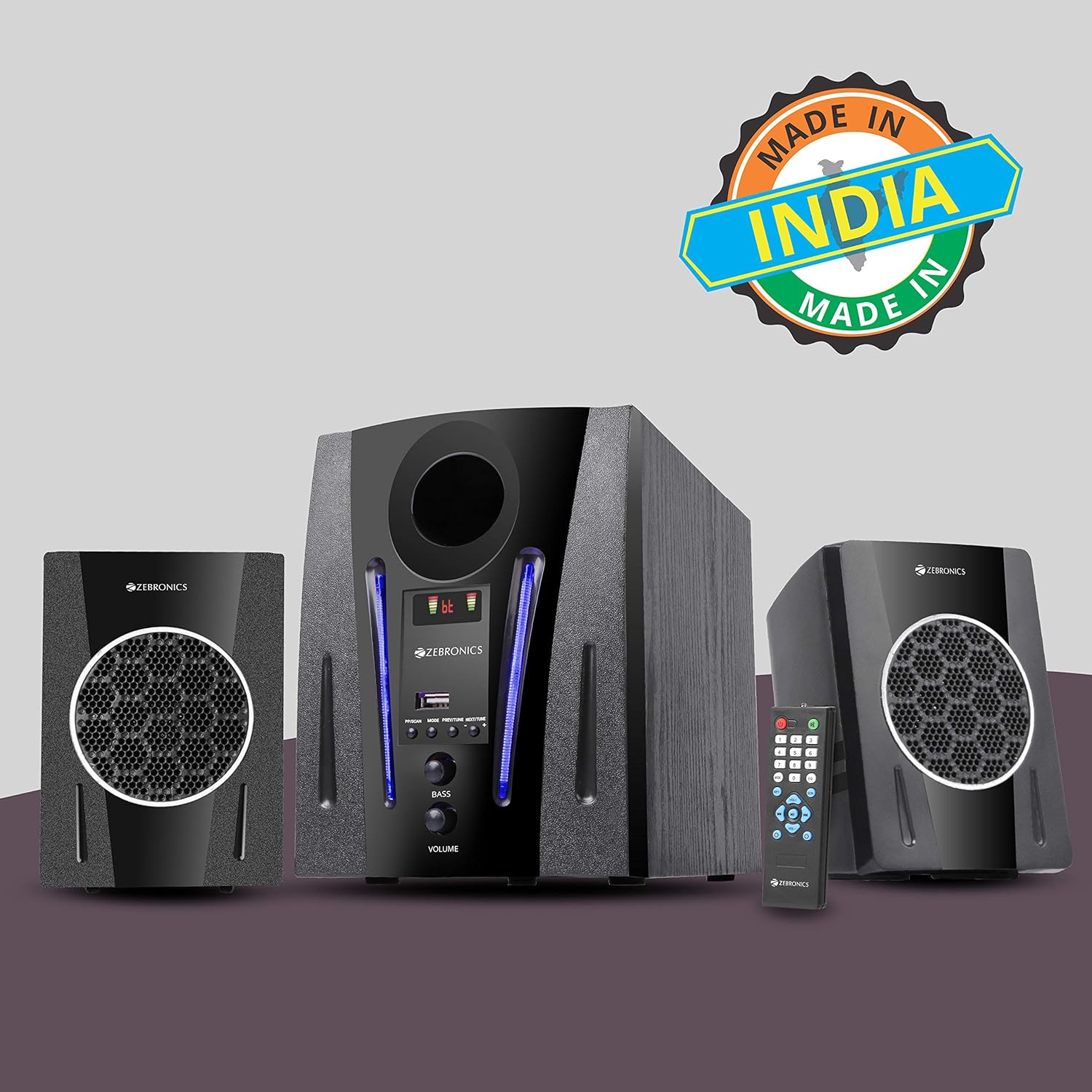Zebronics ZEB-BT2150RUF Wireless Bluetooth Multimedia Speaker