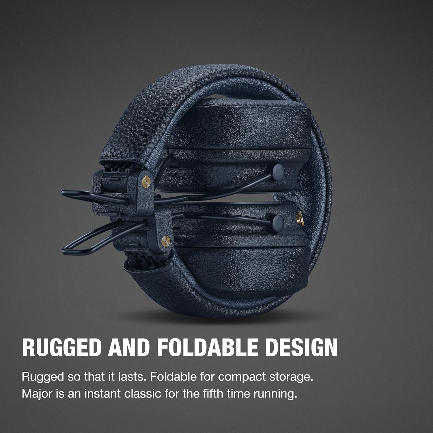 Marshall Major V Wireless On Ear Headphones - Midnight Blue