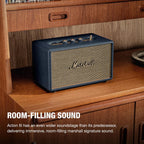 Marshall Acton III 60 W Bluetooth Powered Home Speaker, Midnight Blue