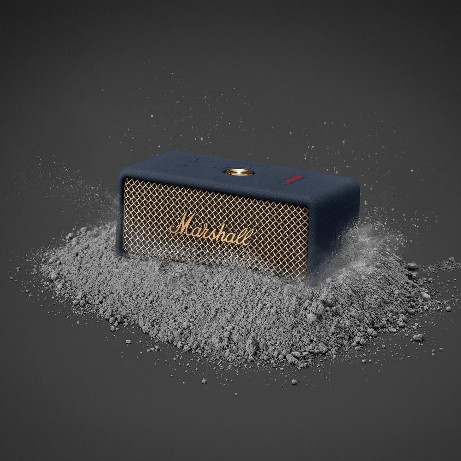 Marshall Emberton III Compact Portable Bluetooth Speaker - Midnight Blue