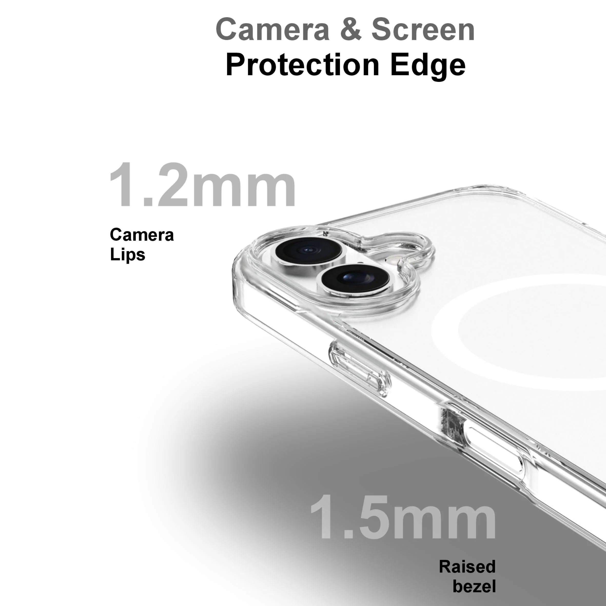 Spacething Minimal MagSafe Case for iPhone 17 - Clear