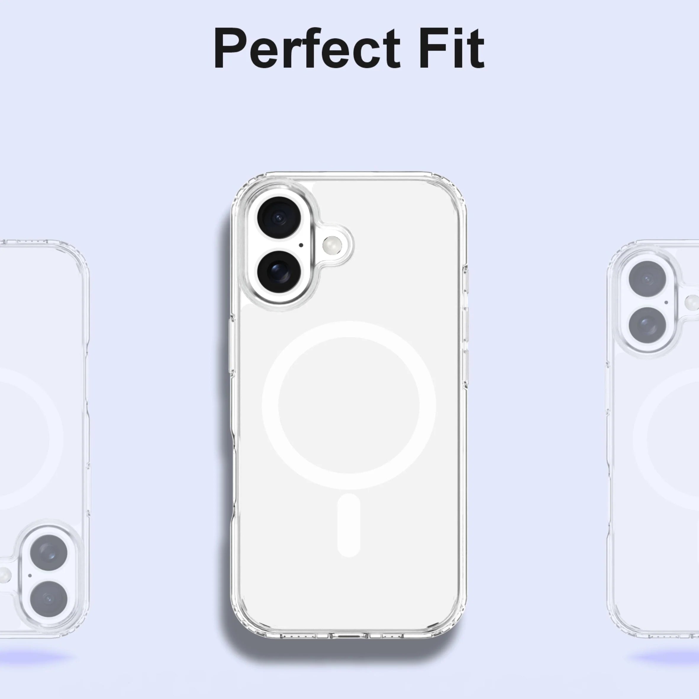 Spacething Minimal MagSafe Case for iPhone 17 - Clear