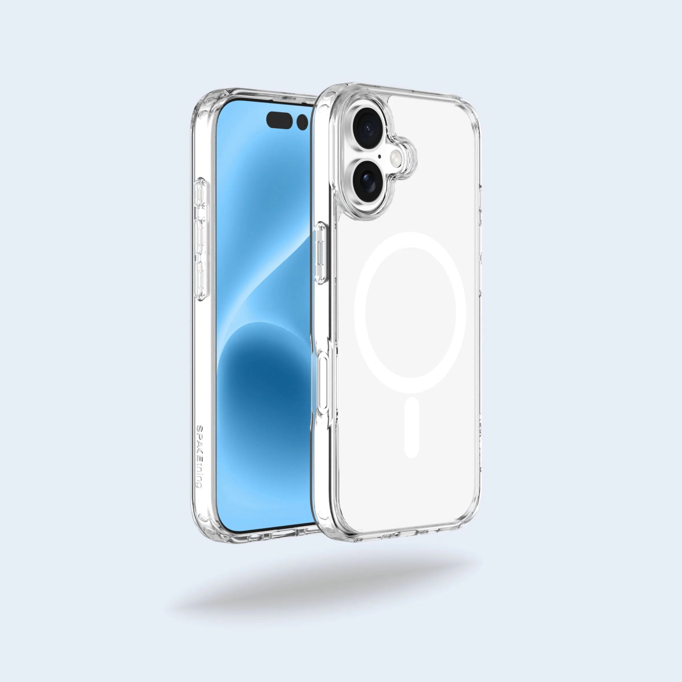 Spacething Minimal MagSafe Case for iPhone 17 - Clear