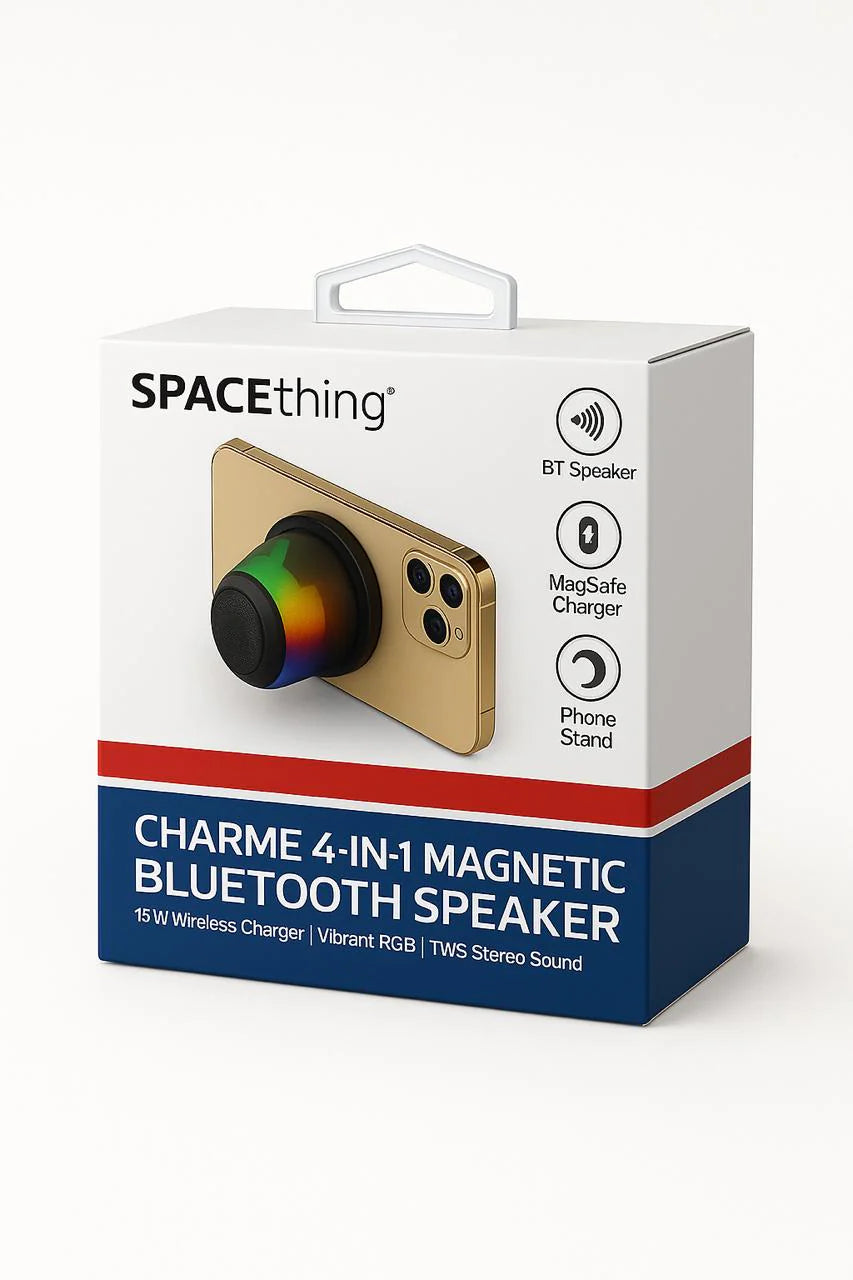 Spacething Charme 4-in-1 Magnetic Bluetooth Speaker