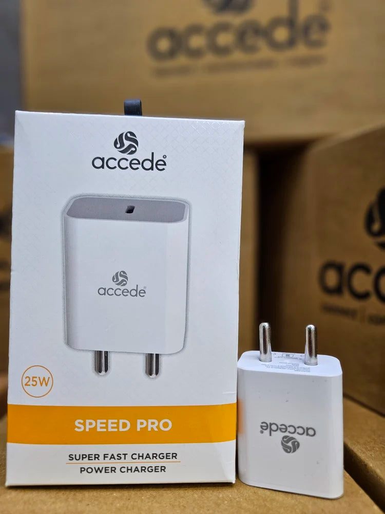 Accede Speed Pro 25W USB-C Fast Charger