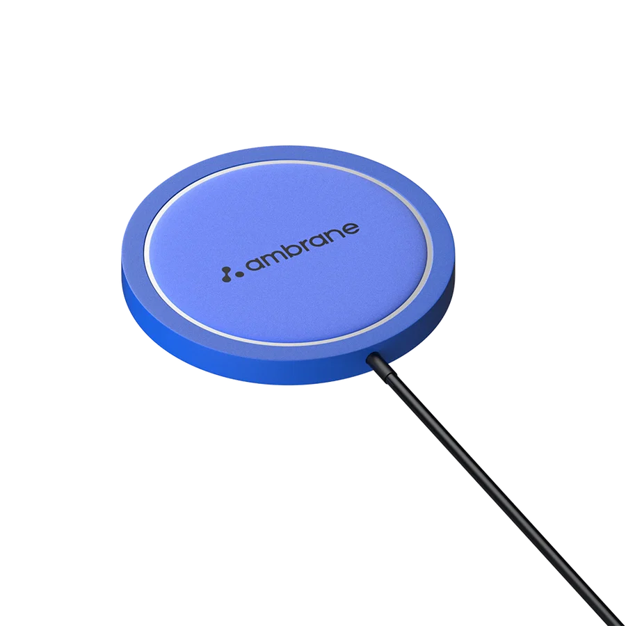 Ambrane AeroSync Blue – 15W Magnetic Wireless Charger