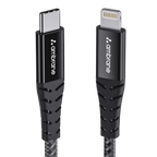 Ambrane Type-C to Lightning Cable – Fast Charging & Data Sync Cable for iPhone & iPad