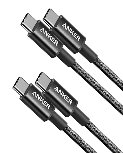 Anker USB-C to USB-C Cable – Fast Charging & Data Sync Cable