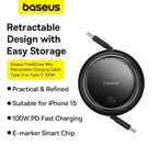 Baseus Free2Draw Mini USB-C to USB-C Cable – Fast Charging & Data Sync Cable