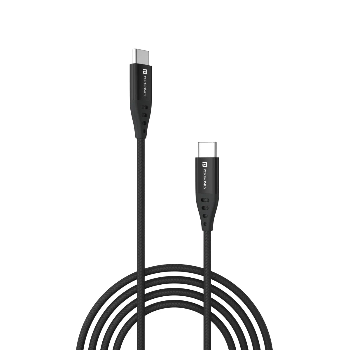 Portronics Konnect C1 USB-C to USB-C Cable – Fast Charging & Data Sync Cable