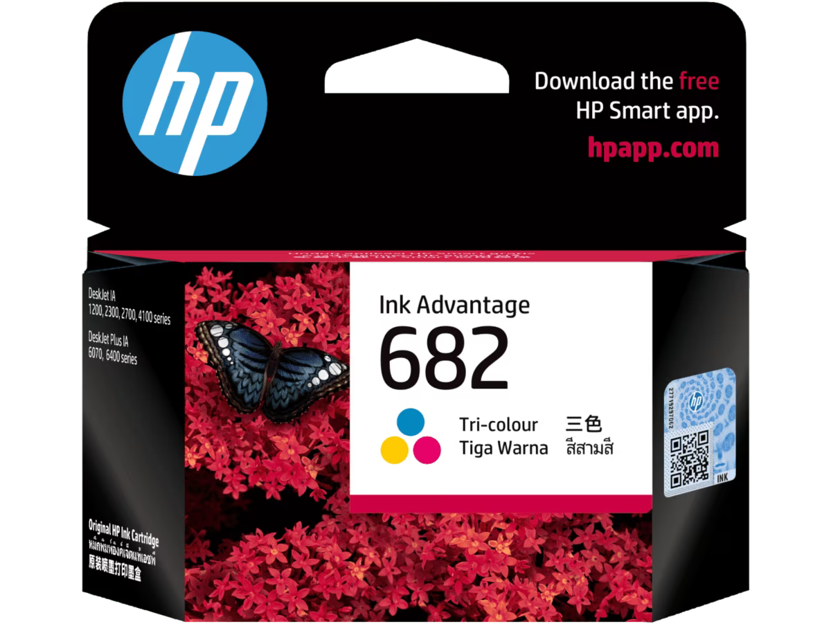 HP 682 Tri-Color Original Ink Cartridge