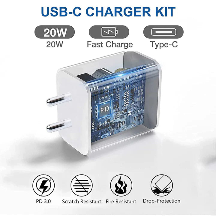 SpaceThing Cube Mini 20W USB-C PD Wall Charger