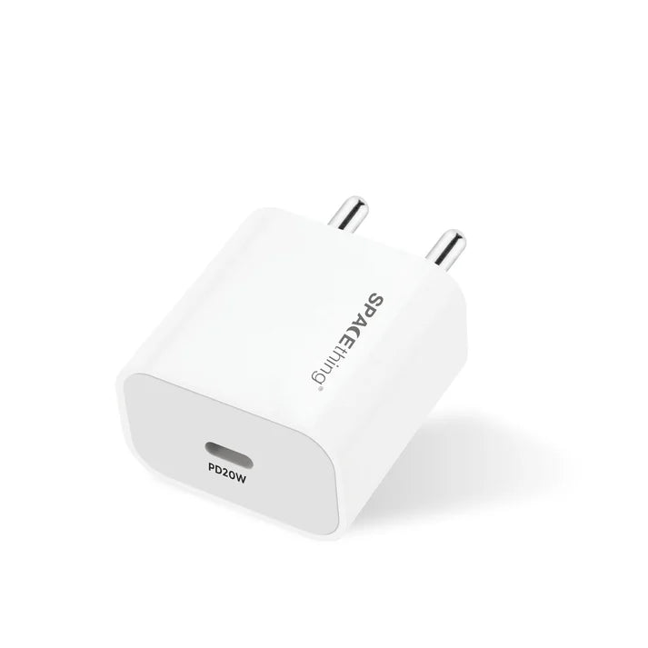 SPACEthing Cube Mini 20W Charger – USB-C PD Fast Charger