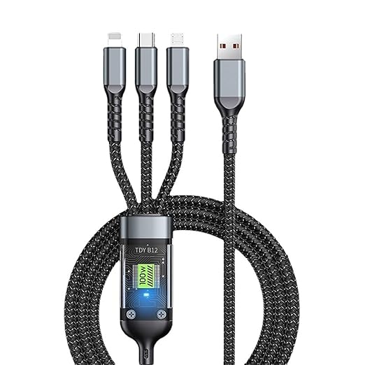 Delo USB-C to 3-in-1 Charging Cable D100