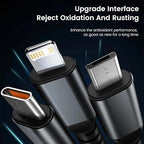 Delo USB-C to 3-in-1 Charging Cable D100