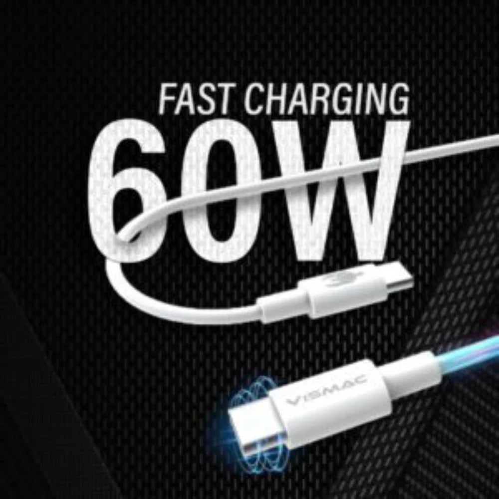 Delo D-57 USB Type-C Wall Charger with USB Type-C to Type-C Cable