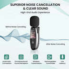 Portronics Dash 7 AI Wireless Microphone Black