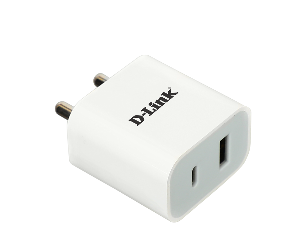D-Link DPA-F2011 20W Dual Port Fast Charger – USB-C + USB-A PD Charger