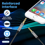 EVM AUX Cable – 3.5mm Male to Male Audio Cable for Car, Speaker & Mobile