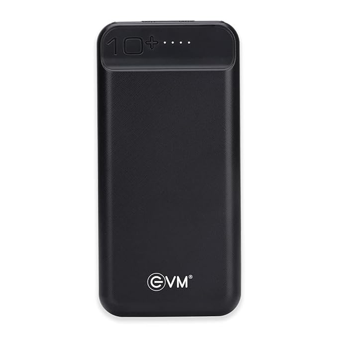 EVM EnCharge 10000mAh Power Bank Black