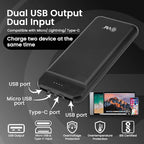 EVM EnCharge 10000mAh Power Bank Black