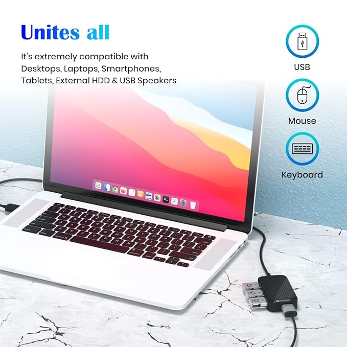 Portronics Mport 4D POR-1634 4-Port USB Hub