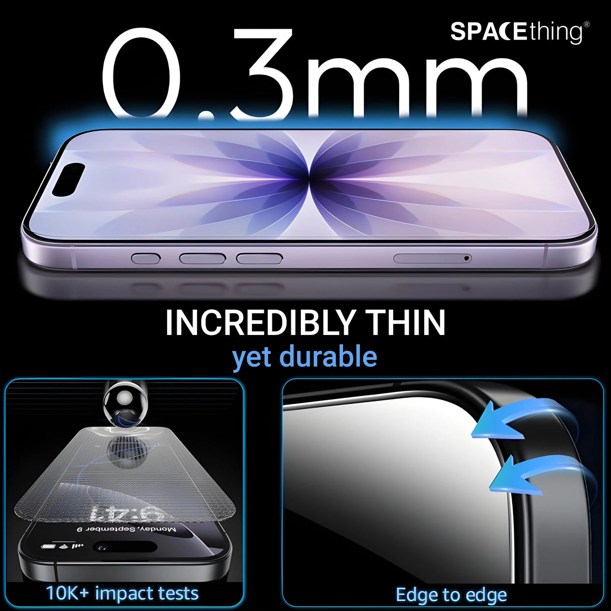 SPACEthing Titan 360° Privacy Glass for iPhone 18 Pro / 18 Pro Max