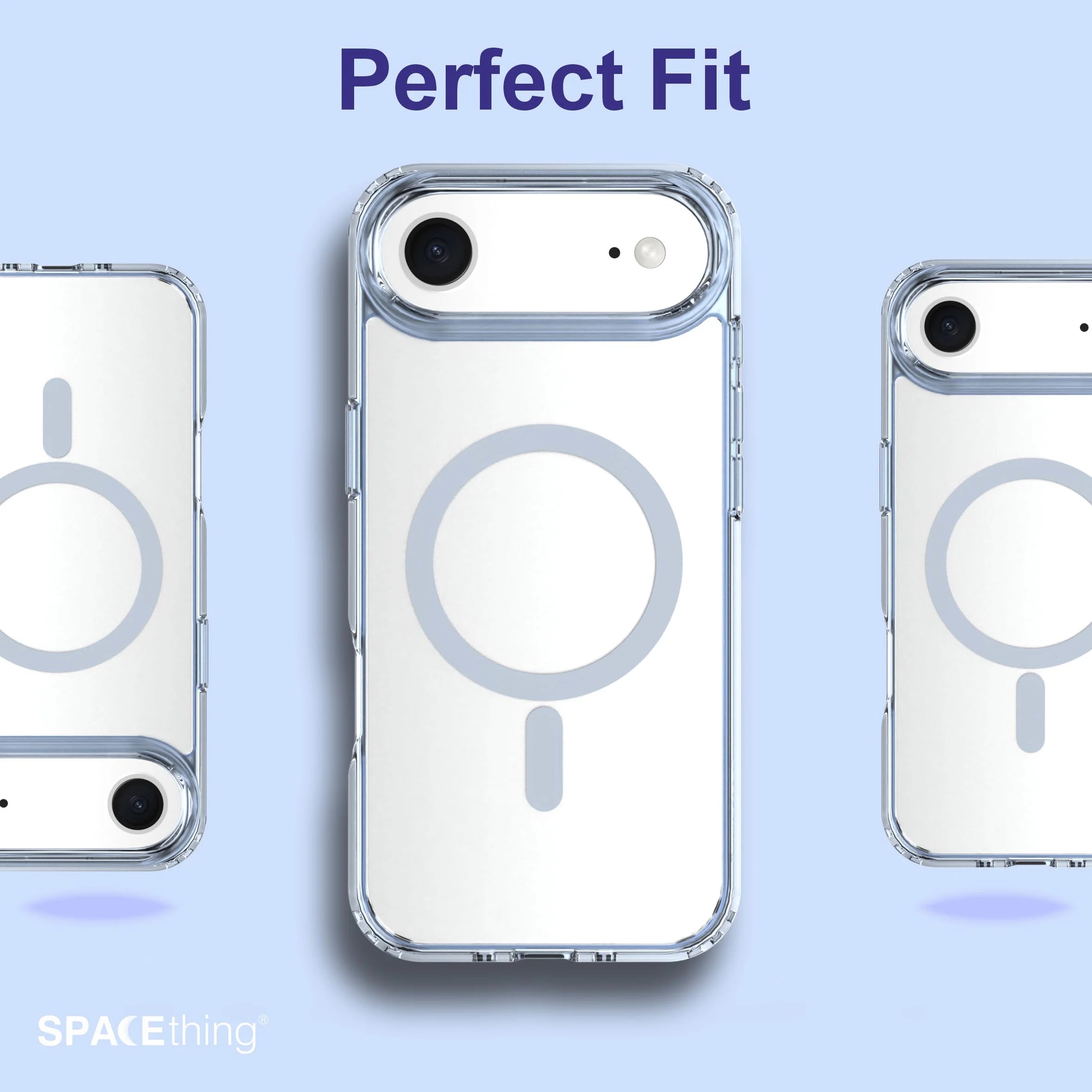 Spacething Minimal MagSafe Case for iPhone 17 Air - Light Blue