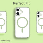Spacething Minimal MagSafe Case | iPhone 17 - Green