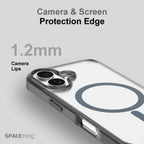 Spacething Minimal MagSafe Case | iPhone 17 - Black