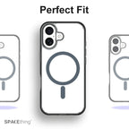 Spacething Minimal MagSafe Case | iPhone 17 - Black