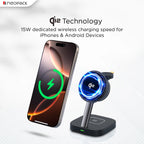 Neopack ICEMag 3-in-1 22.5W Wireless Charger – Qi2 Magnetic Charging Station (Black)